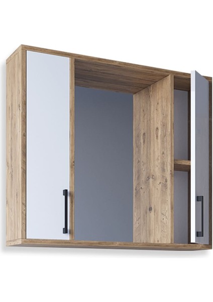 Lizbon 80 Cm Mdf Banyo Üst Dolabı