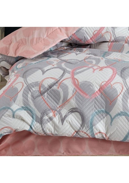 Tek Kişilik Kapitone Nevresim Takımı Diana Gri modelleri