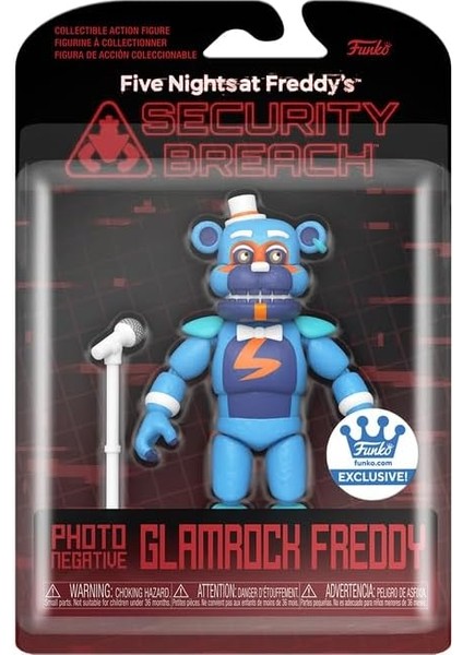 Fnaf Five Nights At Freddys Photo Negative Glamrock Freddy Figür