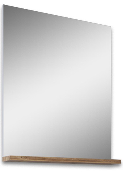 Prag 65CM Mdf Banyo Üst Aynalı Dolap
