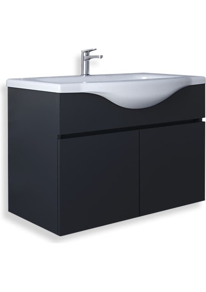 Kahire 80 cm Mdf Banyo Lavabolu Alt Dolap