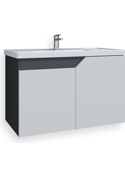 Napoli 80 Cm Mdf Banyo Lavabolu Alt Dolap