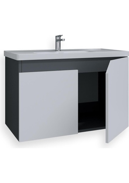 Napoli 80 Cm Mdf Banyo Lavabolu Alt Dolap fiyatları