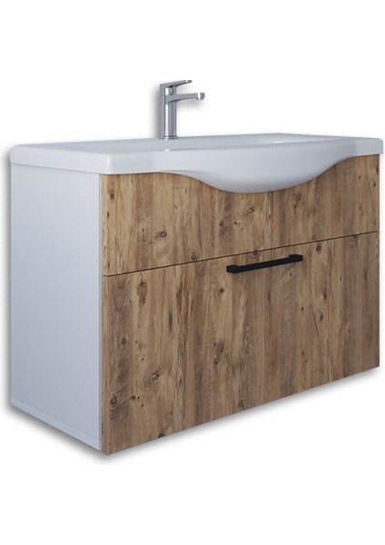 Eko 80 cm Mdf Banyo Lavabolu Alt Dolap