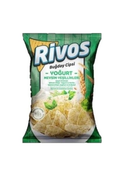 Rivos Yoğurtlu Buğday Cipsi Mevsim Yeşillikleri 56 gr