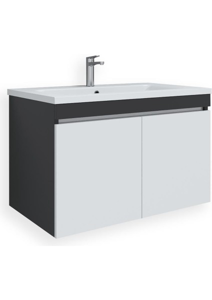 Tokyo 65 cm Mdf Banyo Lavabolu Alt Dolap