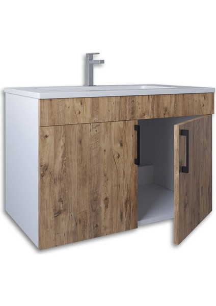 Prag 80 cm Mdf Banyo Lavabolu Alt Dolap fiyatları