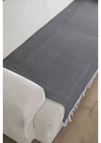 Yıldız Oturma Yerini Kapatan Koltuk Örtüsü Siyah 115x200