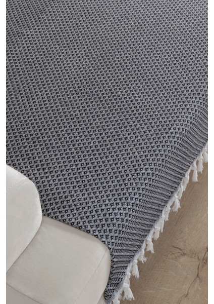 Yıldız Oturma Yerini Kapatan Koltuk Örtüsü Siyah 115x200
