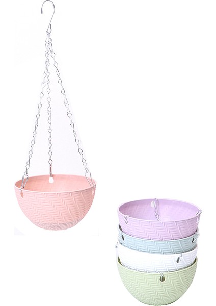 Balkon Zinciri Asılı Yetiştiricilerinin Saksı Sepeti Taklit Rattan Dokuma Mj (Yurt Dışından) modelleri