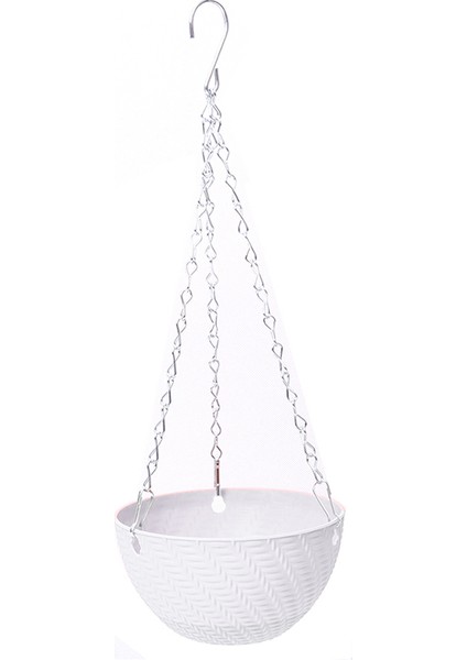 Balkon Zinciri Asılı Yetiştiricilerinin Saksı Sepeti Taklit Rattan Dokuma Mj (Yurt Dışından) fırsatları