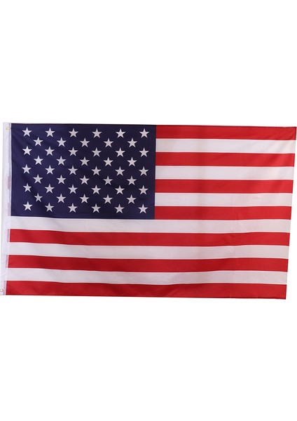 5*3ft Amerikan Bayrağı Grommets Abd Polyester Bayrağı Avlu Dekorasyon 90*150 cm Mj (Yurt Dışından)
