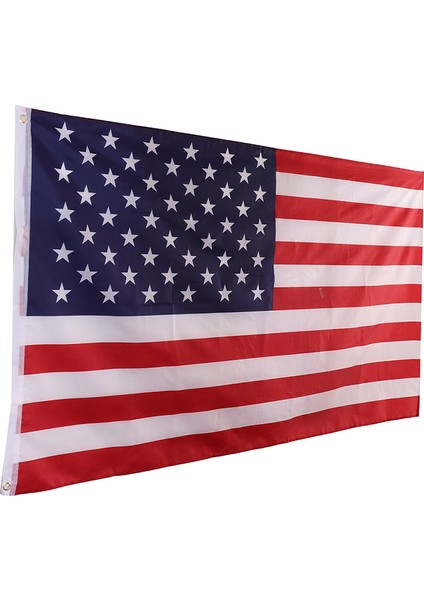 5*3ft Amerikan Bayrağı Grommets Abd Polyester Bayrağı Avlu Dekorasyon 90*150 cm Mj (Yurt Dışından)