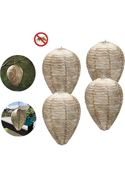 Bahçe Için 4pcs Yem Asmak Eşek Arısı Yuvası Kağıt Eşekarısı Yuvası (Yurt Dışından) fırsatları