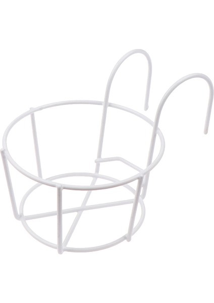 Bahçe Asılı Bitki Demir Raflar Balkon Yuvarlak Saksı Rafı Korkuluk Çit Mj (Yurt Dışından) fiyatları