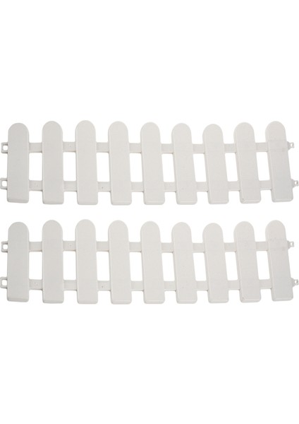 Adet 50X13CM Beyaz Plastik Ağaç Çit Avlu Kapalı Bahçe Çiti Anaokulu Çiçek Bahçesi Sebze Beyaz Dekor (Yurt Dışından) indirimleri