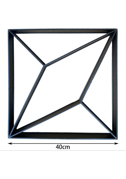Bahçe Yürüyüş Yolu Için Basamak Taşları-1 * Bahçe Yolu Yapımı Kalıp-Siyah (Yurt Dışından)