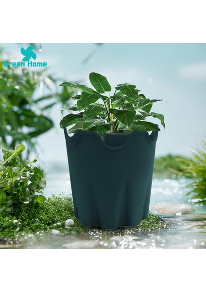 Yeşil Ev Saksı Geniş Uygulama Dış Mekan Bitkileri Silikon Çiçek Kabı (Yurt Dışından) indirimleri