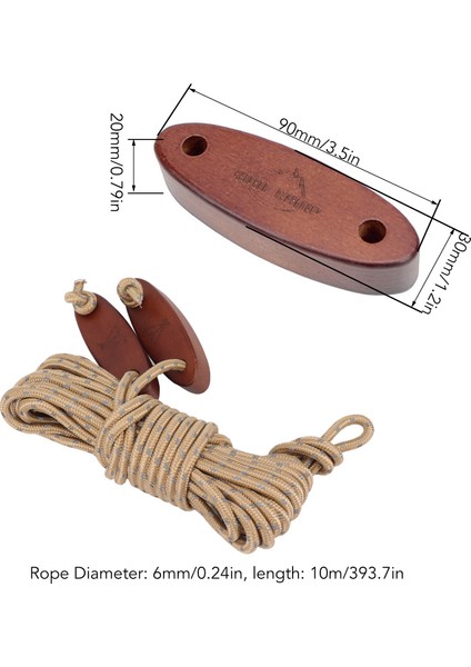 Kamp Yansıtıcı Halat, Gölgelik Sabitleme Için Yüksek Mukavemetli Kamp Halatı (Yurt Dışından) fırsatları