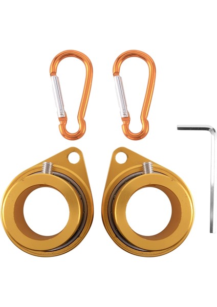 Adet Bayrak Direği Halkaları Anti Wrap Bayrak Direği Klipleri Fırdöndüler 360 Derece Dönen Bayrak Direği Bayrak Montaj Halkaları-1 Inç (Yurt Dışından)
