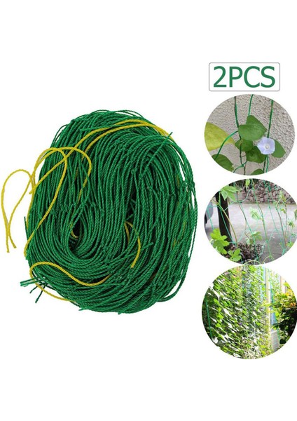 2 Paket Bahçe Tesisi Kafes Bitki Tırmanma Ağı Bahçe Ağları (Yurt Dışından)