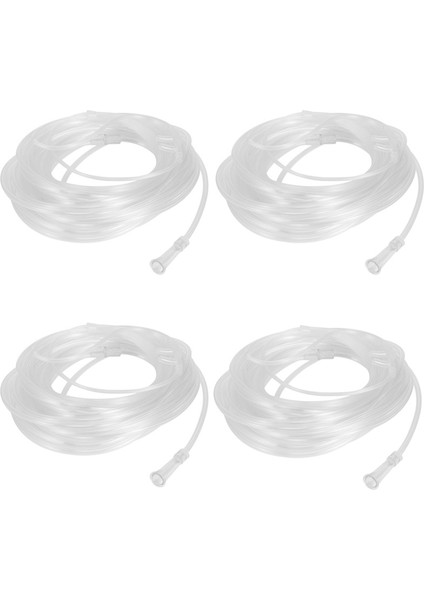 Oksijen Için Burun Kanülleri-4 x Tek Kullanımlık Oksijen Tüpü-Şeffaf (Yurt Dışından) fiyatları