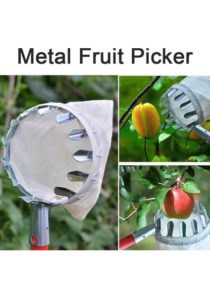 Metal Meyve Seçici Yakalayıcı Bahçecilik Şeftali Uygun Yüksek Ağaç Toplama Aracı Güneş Işığı Süper Mağaza (Yurt Dışından)