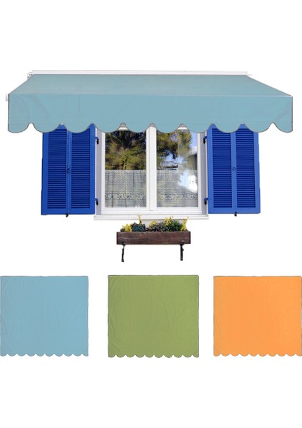 Veranda Için Tenteler-1 x Yelken Gölgesi-Turuncu (Yurt Dışından) fiyatları