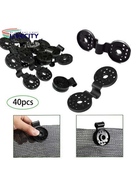 Gölgeleme Ağı Kelepçesi Kaymaz Sıkıca Sabit Güneşlik Ağı Kelepçesi (Yurt Dışından) fırsatları