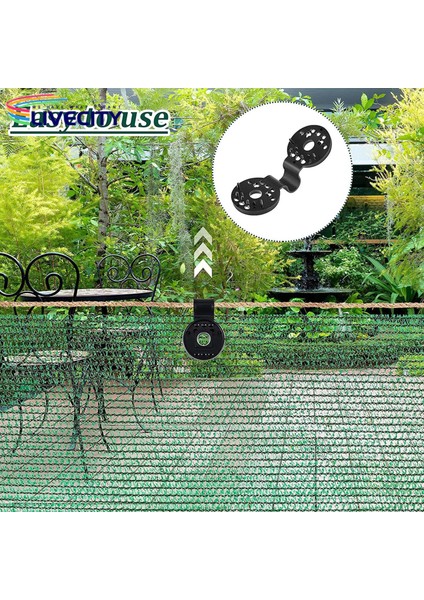 Gölgeleme Ağı Kelepçesi Kaymaz Sıkıca Sabit Güneşlik Ağı Kelepçesi (Yurt Dışından) indirimleri