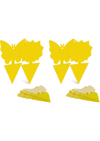 Xhhdqes Meyve Sineği Tuzağı, Mutfak Için Meyve Sineği Tuzakları, Meyve Sineği Tuzağı Iç/dış Mekan Kullanımı (24 Paket), Sivrisinek Tuzağı Iç Mekan, Çift Taraflı Sarı (Yurt Dışından)