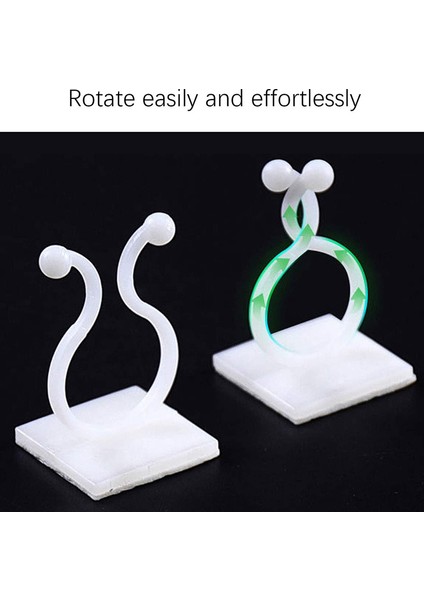 Asma Klipsi-80 * Bitki Tırmanma Duvarı Sabitleme Klipsi-Beyaz (Yurt Dışından) fırsatları