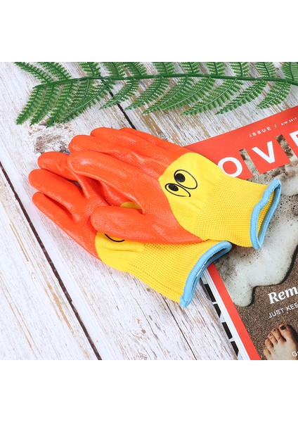 Bir Çift Nefes Alabilen Çocuk Bahçe Eldiveni Dayanıklı Su Geçirmez Koruyucu Eldiven Mj (Yurt Dışından) fiyatları
