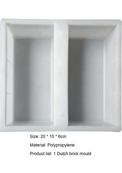 Tahta Tuğla Kalıbı Içi Boş Kolay Temizlenebilir Yapışmaz Beton Kalıbı (Yurt Dışından) fırsatları