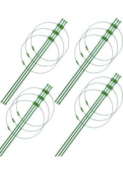 Adet Tırmanma Asma Rafı Bitki Destek Kafesleri 3 Ayarlanabilir Halka ile Bahçe Balkon Bitki Çiçek Kafes 60CM (Yurt Dışından) fiyatları