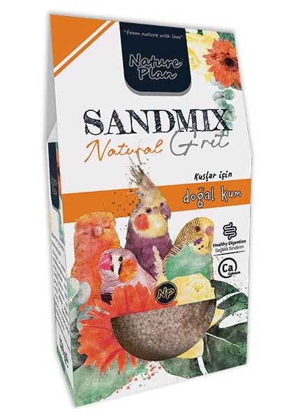 Sandmix Grit Natural Kuş Kumu 250 gr