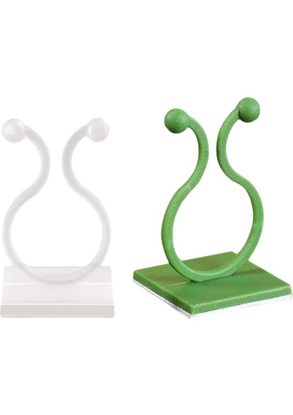 160 Adet Bitki Tırmanma Duvarı Fikstür Klipleri, Kendinden Yapışkanlı Kanca ile Duvar Bitki Tutucu Asma Bitki Tırmanma Duvarı Sabitleyici (Yurt Dışından)