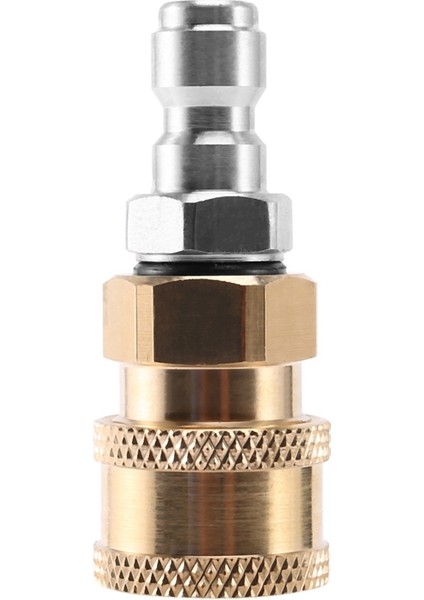 2x Basınçlı Yıkama Adaptörü Seti, 20 Paket O-Ringli 1/4 Inç Hızlı Bağlantı Kesme KITI.5000 Psi (Yurt Dışından)