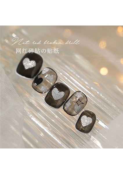 1 Adet Aşk Kalp Tasarım 3D Tırnak Etiket Sevgililer Günü Için Holografik Aşk Kalp Kendinden Yapışkanlı Kaymak Çıkartmaları Manikür Dekorasyon (Yurt Dışından) fırsatları