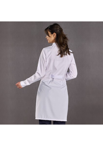Kadın Hakim Yaka Doktor Önlüğü Hemşire Eczacı Öğretmen Labaratuvar Alpaka Kumaş modelleri