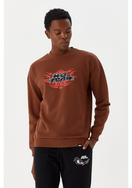 Erkek Sweatshirt Kahverengi M500242 fırsatları