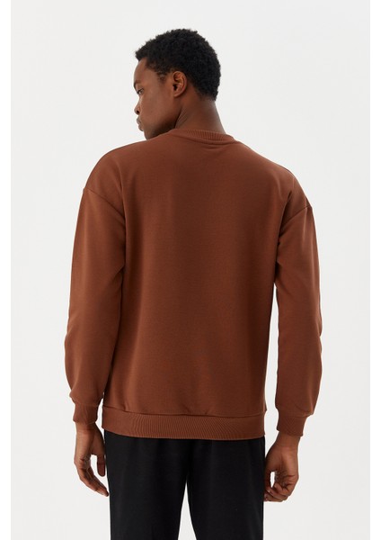 Erkek Sweatshirt Kahverengi M500242 indirimleri