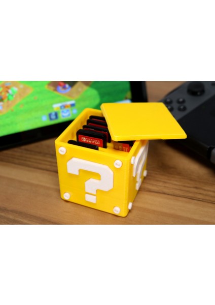 Mario Temalı Nintendo Switch ve Sd Kartı Kutusu