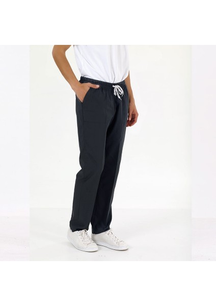 Lacivert Lüks Likralı Tek Alt Pantolon modelleri