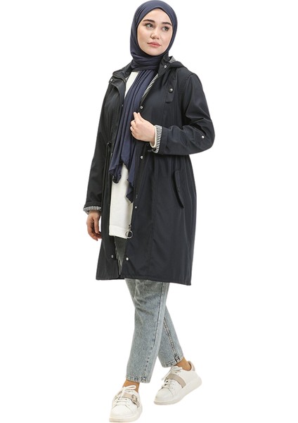 Bycoolest Butik 9005 Bycoolest Butik Orta Boy Bondit Kumaş Trençkot fırsatları