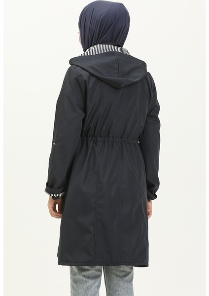 Bycoolest Butik 9005 Bycoolest Butik Orta Boy Bondit Kumaş Trençkot indirimleri