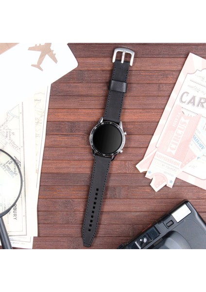 Fossil 20MM 22MM 24MM Deri Kordon FS4656 CH2586 CH2782 FS5132 FS5251 FJR1487 BG1175 Uyumlu Hakiki Deri Kayış Siyah