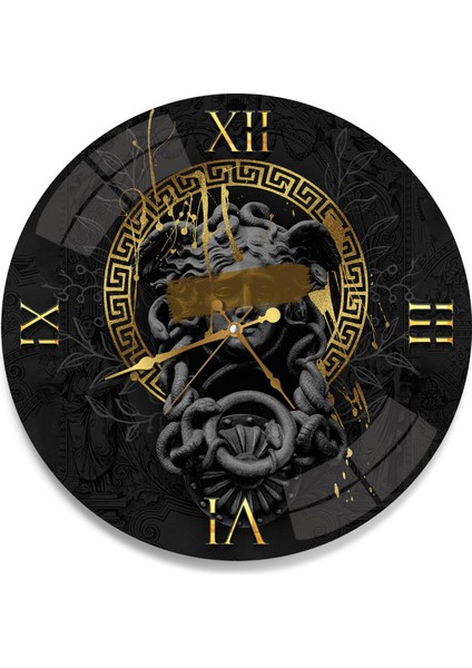 Medusa Cam Saat - 40 cm