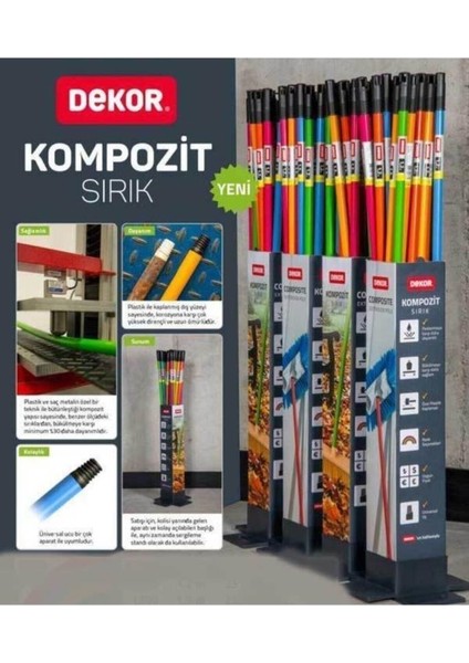 Kompozit Sırık 1,2 mt Code : 1365