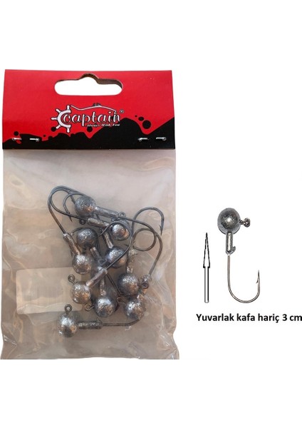 6429 Jig Head Cracker Ball 2/0 - 8gr 10 Adet